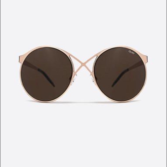 Quay Australia Accessories - 🌟 QUAY- SORRY NOT SORRY in 🌹 Rose Gold/Brown